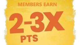 Shoe Perks members earn 2 to 3x points on select purchases. Spend $100, earn a $10 reward. 